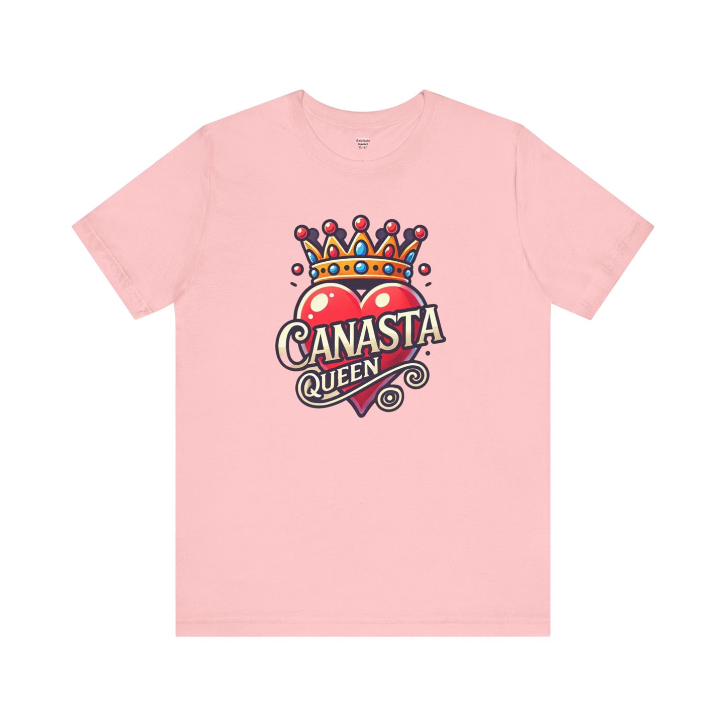 Canasta Queen Crown and Heart - Graphic Unisex Tee