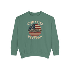 Vintage Submarine Veteran Sweatshirt, Unisex Crewneck, Comfortable Casual Wear, Perfect Gift for Veterans, Military Appreciation