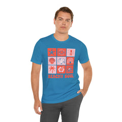 Beachy Soul Unisex Jersey Tee - Perfect Summer Vibes, Casual Wear, Gift for Beach Lovers, Vacation Outfit, Relaxed Style