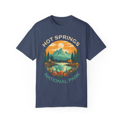 Hot Springs National Park Graphic, Comfort Colors Soft Relaxed Fit Unisex Garment-Dyed T-shirt