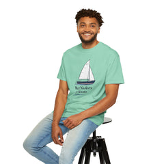 Hempstead Bay Sailing Club Graphic T-Shirt — "Real Sailors Fly Scots" Nautical Tee