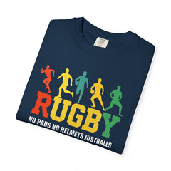 Rugby Players Rainbow Graphic T-Shirt