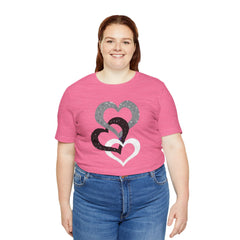 Triple Heart Design Tee