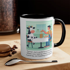 COW TIPPING Awareness - Accent Mugs | Cow Tipping Is Real, Bovine Humor. Gift For Him, Gift For Her, Farm Humor, Cow Fan Gift, Farm Animal