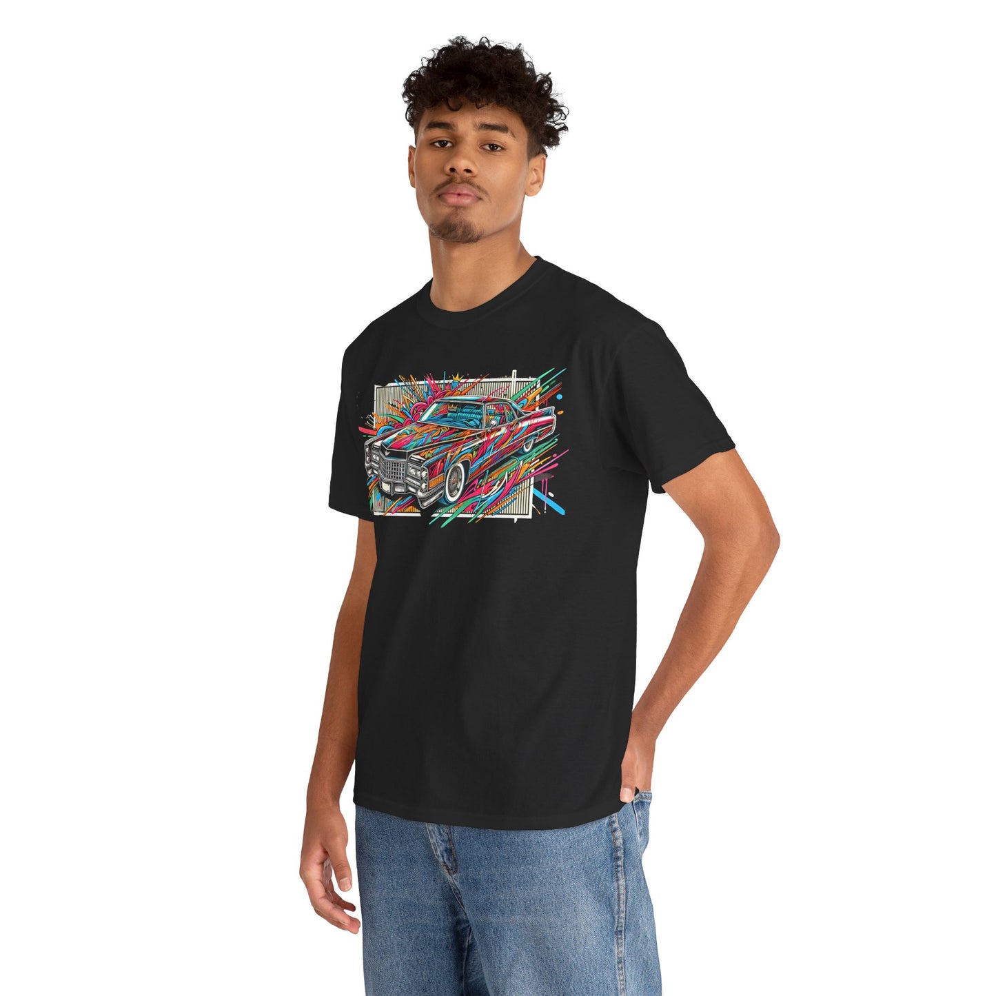 Graffiti Mania Cadillac Eldorado Graphic - Unisex Heavy Cotton Tee