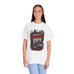 Raccoon City Graphic T-Shirt — "Welcome to Raccoon City" Horror Gamer Tee