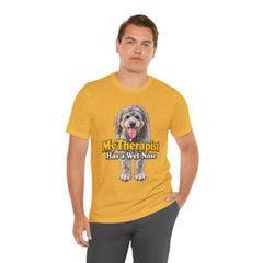 My Therapist Has A Wet Nose Personalized with your dog(s) image T-Shirt