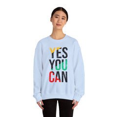 YES YOU CAN - Unisex Heavy Blend™ Crewneck Sweatshirt