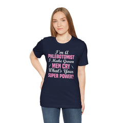 Phlebotomist Humor Tee, Funny Medical Shirt, Nurse Gift, Blood Tech Wear, Cute Phlebotomy Humor, Healthcare Apparel