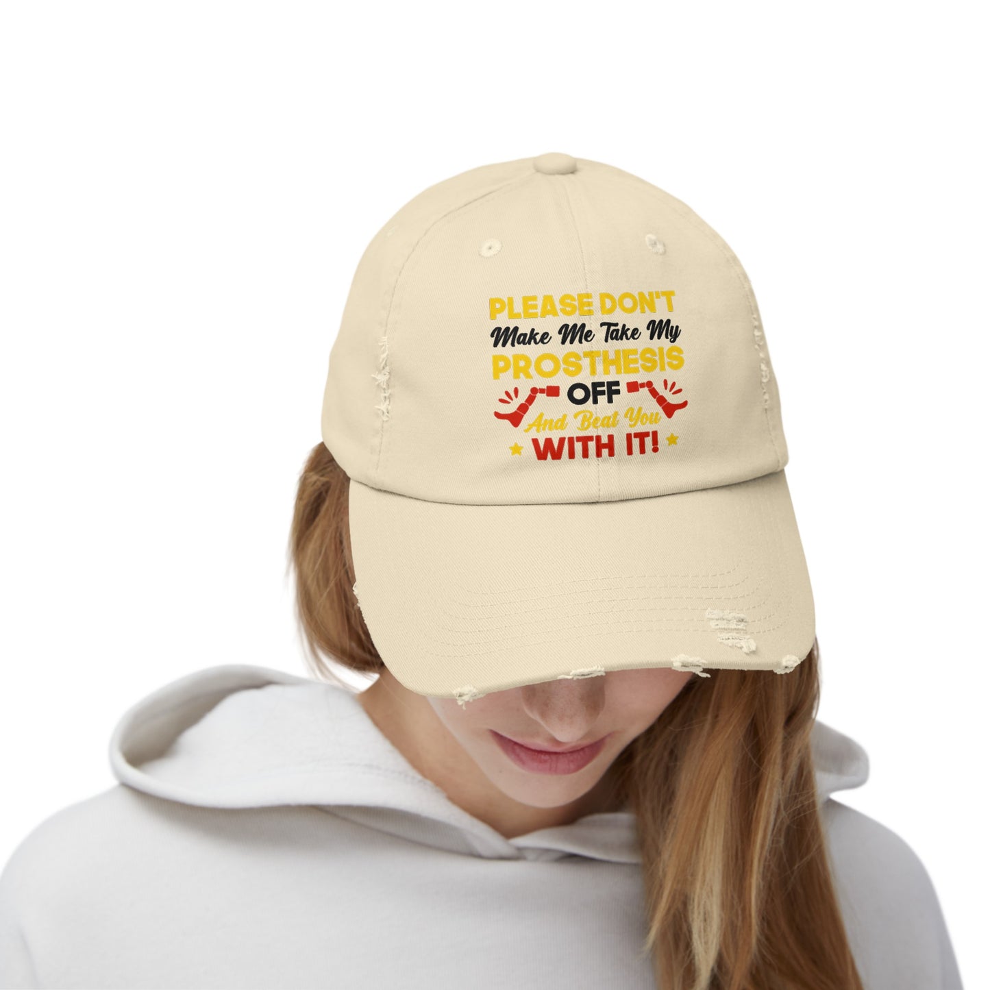 Please Don't Make Me Take - Limb Loss Awareness Cap