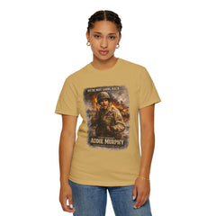 American Heroes Collection No 2 Graphic T-Shirt — “We're Not Going Back” Audie Murphy WWII