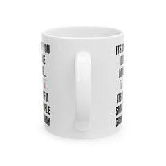 Funny Mahjong mug, funny mahjong gift, white ceramic mug, 11oz mug,15oz mug, gift for player, mahjong lover gift, Mahjong enthusiast present