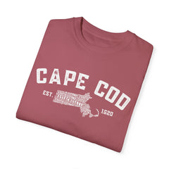 Cape Cod Unisex Garment-Dyed T-Shirt - Vintage Style Tee