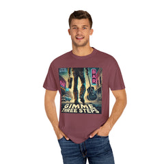 Music Lynyrd Skynyrd Inspired Gimme Three Steps AI Graphic - Unisex Comfort Colors Shirt