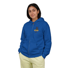 Personalized with your dogs image Zip Hoodie — "My Therapist Has a Wet Nose" Graphic