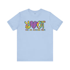 Peace Love  Occupational Therapy shirt, OT shirt, OT practitioner gift, OT student gift, ot graphic tee, gift for her,  gift for him