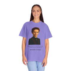Marie Curie Portrait T‑Shirt — "I Make Science Literally Lit" Science Tee