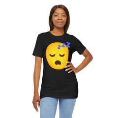 Emoji Whos Sleepy - Graphic Unisex Jersey Short Sleeve Tee