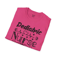 Pediatric Nurse - Unisex Softstyle T-Shirt | Nurse Awareness,Medical Wear,Gift For Him,Scrubs Lover, RN, Hospital Staff Gift,Gift For Her,RN