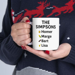 Humorous Simpsons Ceramic Coffee Mug - Gift for Coffee Lovers, Pop Culture Mug, Unique Fan Gift, Funny Office Mug