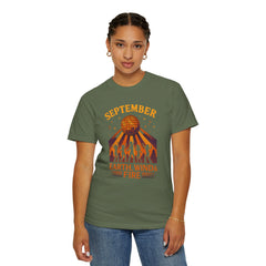 Earth, Wind & Fire Inspired Unisex T-Shirt, September Celebration Tee, Music Lover Gift, Vintage Style Top, Concert Shirt