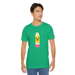 Emoji TEACHER PENCIL- Graphic Unisex Jersey Short Sleeve Tee
