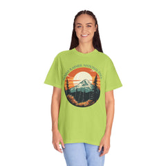 Mount Rainier National Park Graphic, Comfort Colors Soft Relaxed Fit Unisex Garment-Dyed T-shirt