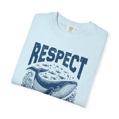 Respect the Locals Whale T-Shirt — Marine Conservation Graphic