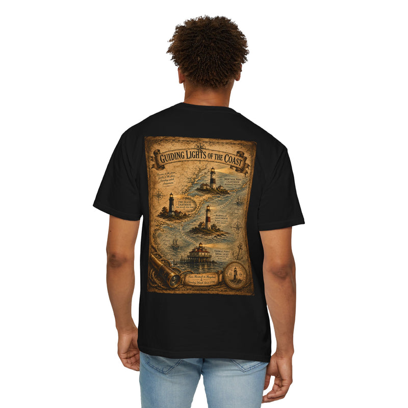 Guiding Lights Of The Coast Lighthouse Series T-Shirt — 'Guiding Lights Of The Coast ' Scenic Tee