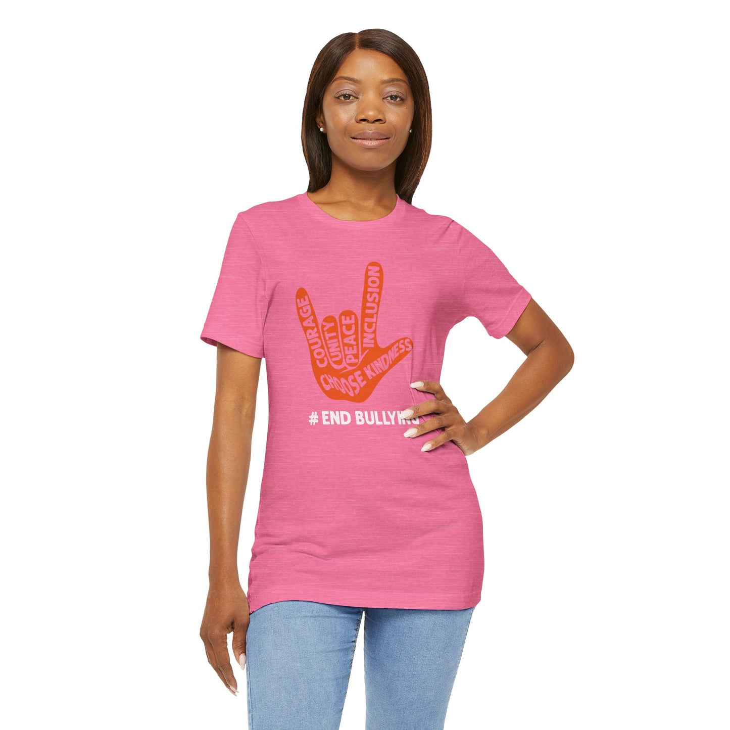 Anti Bullying, Choose Kindness  - Graphic Unisex Jersey Short Sleeve Tee