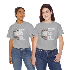 Baseball Quote Tee – Unisex Heavy Cotton Tee