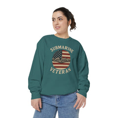 Vintage Submarine Veteran Sweatshirt, Unisex Crewneck, Comfortable Casual Wear, Perfect Gift for Veterans, Military Appreciation