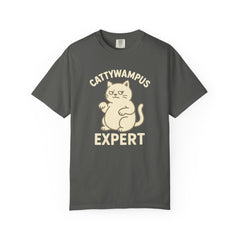 Cattywampus Expert T-Shirt | Funny Cat Tee, Gift for Cat Lovers, Cute Pet Shirt, Casual Wear, Unisex Apparel