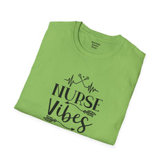 Nurse Vibes - Unisex Softstyle T-Shirt | Nurse Awareness, Medical Wear, Gift For Her, Scrubs Lover, Hospital Staff Gift, Registered Nurse,RN
