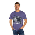 UFO Meets Cowboy Unisex Garment Shirt -Dyed  T Shirt