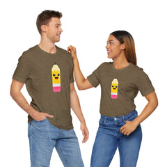 Emoji TEACHER PENCIL- Graphic Unisex Jersey Short Sleeve Tee
