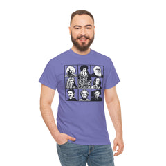 The Brainy Bunch Tee — Vintage Scientist Portraits Graphic T-Shirt