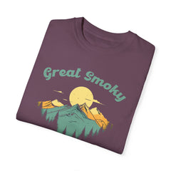 Great Smoky National Park National Park Graphic, Comfort Colors Soft Relaxed Fit Unisex Garment-Dyed T-shirt