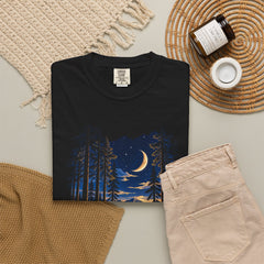 Moonlit Forest T-Shirt – Nature Lover Camping Shirt