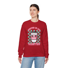 Woman's Coffee Valentine -  Unisex Heavy Blend™ Crewneck Sweatshirt