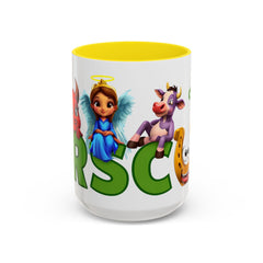 Russell Sage College Mascot Characters 11oz or 15 oz Ceramic Mug - Personalize your mug with your grad year by entering it in the notes field before you complete your purchase