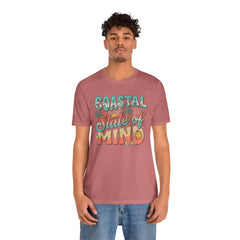 Coastal State of Mind Tee — Retro Beach Graphic T-Shirt