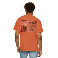 Long Island NY Comfort Colors Garment-Dyed T-shirt with Long Island Ice Tea Cocktail Recipe on Back