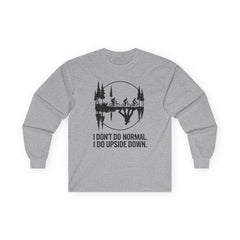 Stranger Things Inspired Long Sleeve Tee - Hawkins, Indiana Graphic Tee