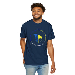 Blue French Horn & Yellow Umbrella T-Shirt — HIMYM Fan Tee