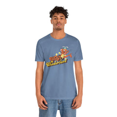 Willy's Wonderland Unisex Tee, Fun Graphic Tee, Casual Shirt, Gift for Fans, Summer Outfit, Movie Inspired Apparel