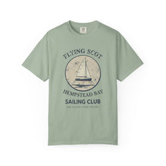 Hempstead Bay Sailing Club T‑Shirt — Flying Scot Hempstead Bay Vintage Sailboat Tee