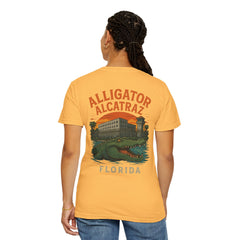 Alligator Alcatraz T-Shirt, Vintage Style Tee, Florida Souvenir Shirt, Unisex Graphic Top, Comfortable Casual Wear