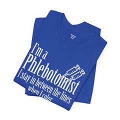 Phlebotomist Humor Tee, Funny Medical Shirt, Nurse Gift, Blood Tech Wear, Cute Phlebotomy Humor, Healthcare Apparel