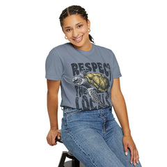 Respect the Locals T-Shirt — Sea Turtle Conservation Graphic Tee